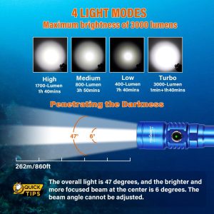 diving flashlight
