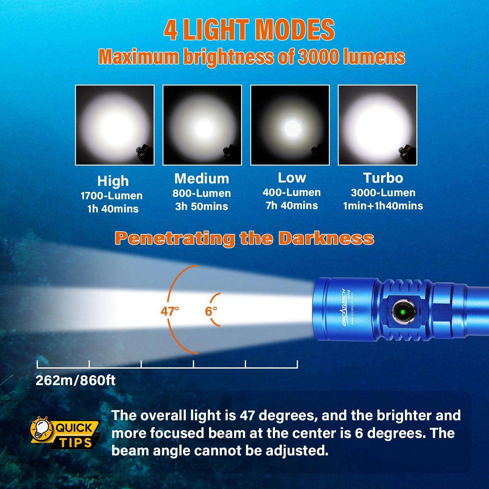 diving flashlight