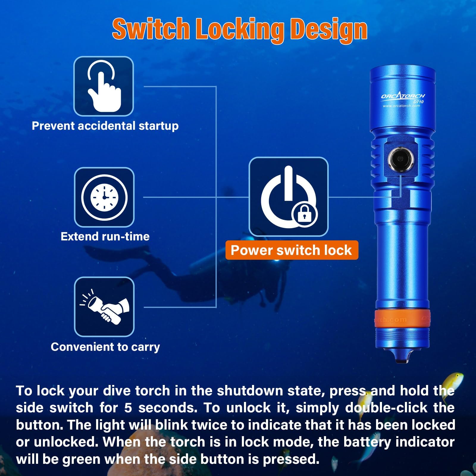diving flashlight