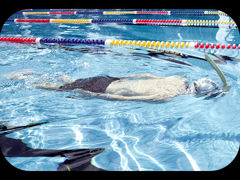 Photos of the pool using snorkels