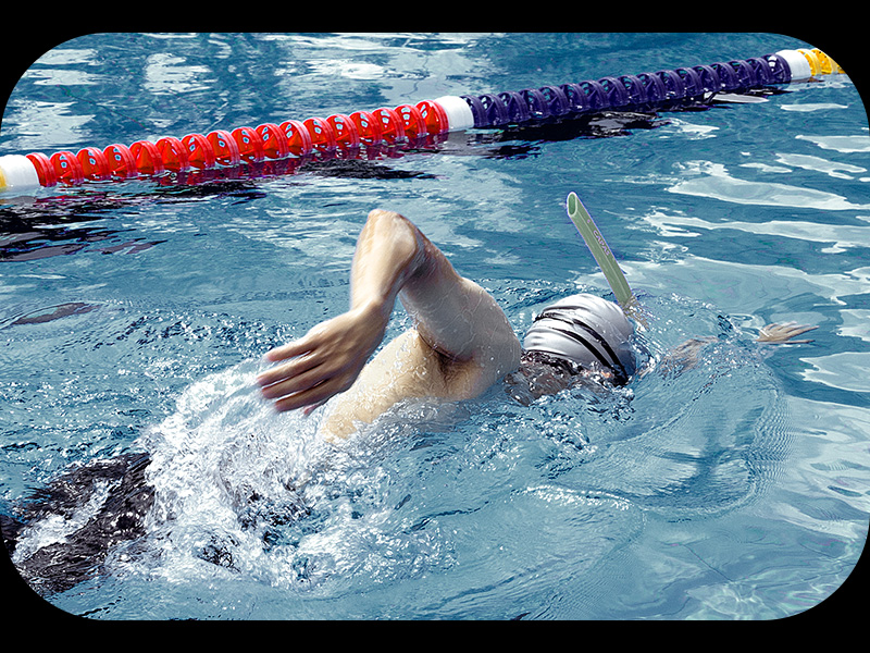 Photos of the pool using snorkels